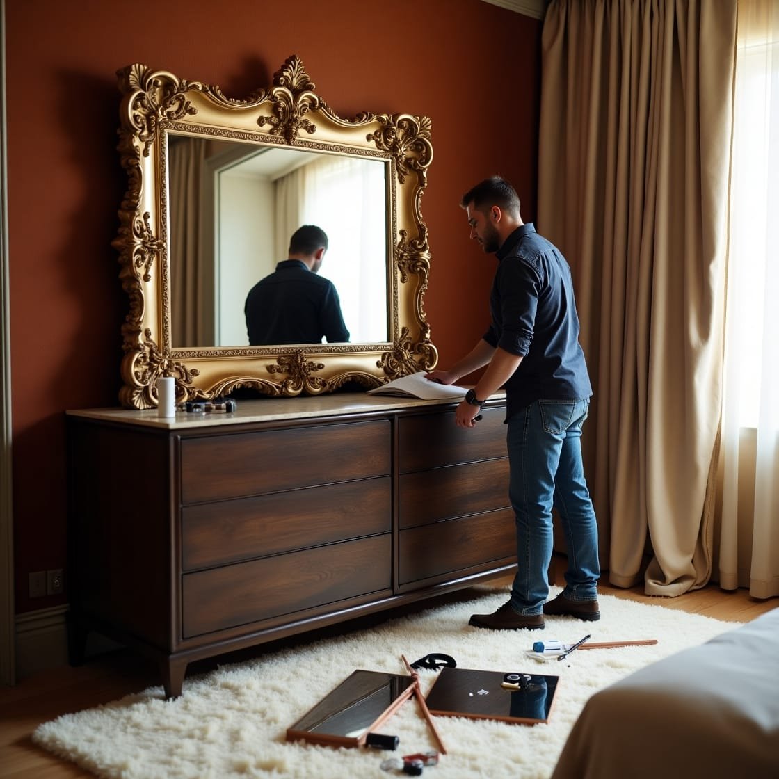 تركيب مرايا ديكورات الرياض